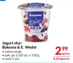 Makro Jogurt skyr Bakoma & E. Wedel oferta