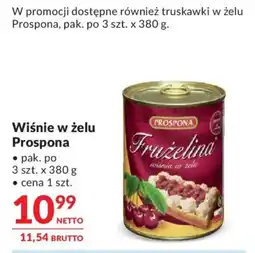 Makro Wiśnie w żelu Prosona oferta