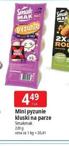 E.Leclerc Mini pyzunie kluski na parze Smakmak oferta