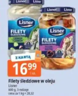E.Leclerc Filety śledziowe w oleju Lisner oferta