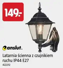 Jula anslut Latarnia ścienna z czujnikiem ruchu IP44 E27 oferta