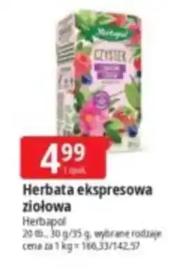 E.Leclerc Herbata ekspresowa ziołowa Herbapol oferta
