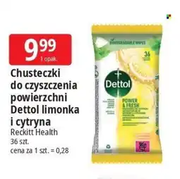 E.Leclerc Chusteczki do czyszczenia powierzchni Dettol limonka i cytryna oferta