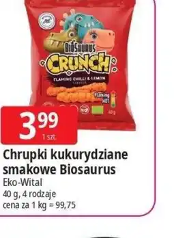E.Leclerc Chrupki kukurydziane smakowe Biosaurus oferta