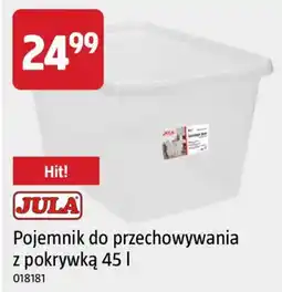 Jula Pojemnik do przechowywania z pokrywką 45 L oferta