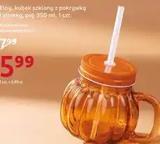 Rossmann Eloy, kubek szklany z pokrywką i słomką, poj. 350 ml, 1 szt oferta