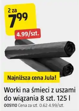 Jula Worki na śmieci z uszami oferta