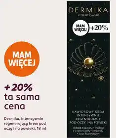 Rossmann Dermika, intensywnie regenerujący krem pod oczy i na powieki oferta