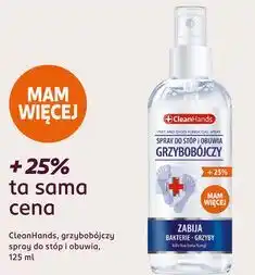 Rossmann CleanHands, grzybobójczy spray do stóp i obuwia oferta
