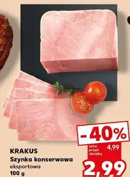 Kaufland Krakus Szynka konserwowa eksportowa oferta
