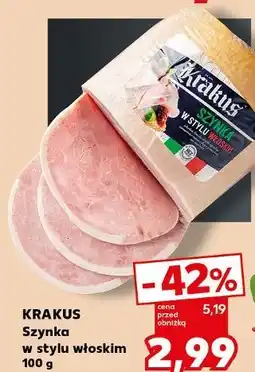 Kaufland Krakus Szynka w stylu włoskim oferta