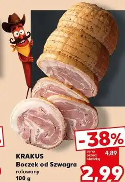 Kaufland Krakus Boczek od Szwagra rolowany oferta