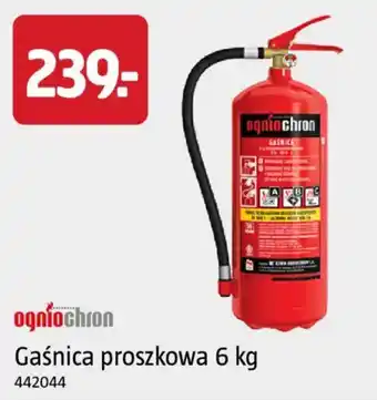 Gaśnica proszkowa 6 kg