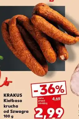 Kaufland Krakus Kiełbasa krucha od Szwagra oferta