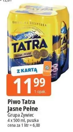 E.Leclerc Piwo Tatra Jasne Pełne oferta