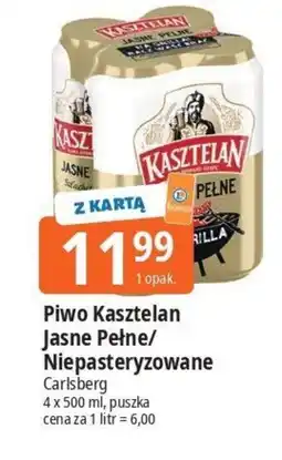E.Leclerc Piwo Kasztelan Jasne Pełne/Niepasteryzowane oferta
