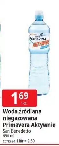 E.Leclerc Woda źródłana niegazowana Primavera Aktywnie oferta