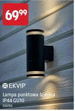 Jula Lampa punktowa ścienna EKVIP IP44 GU10 oferta