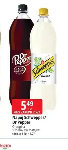 E.Leclerc Napój Schweppes/Dr Pepper Orangina oferta