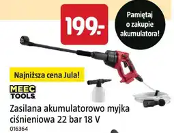 Jula Zasilana akumulatorowo myjka ciśnieniowa 22 bar 18 V oferta