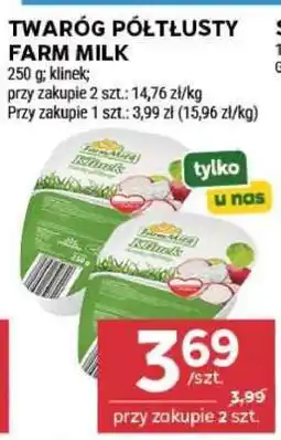 Stokrotka Market Twaróg półtłusty Farm Milk oferta
