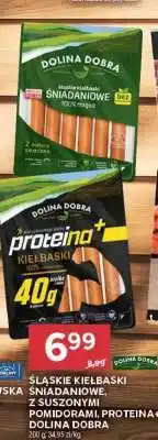 Stokrotka Market Śląskie kiełbaski śniadaniowe, z suszonymi pomidorami, Proteina+ Dolina Dobra oferta