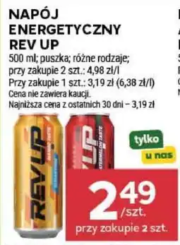 Stokrotka Market NAPÓJ ENERGETYCZNY REV UP oferta