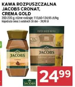 Stokrotka Market Kawa rozpuszczalna Jacobs Cronat, Crema Gold oferta