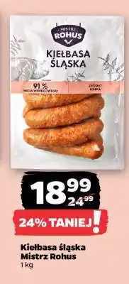Netto Kiełbasa śląska Mistrz Rohus oferta