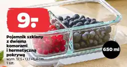 Netto Pojemnik szklany z dwiema komorami i hermetyczną pokrywą oferta