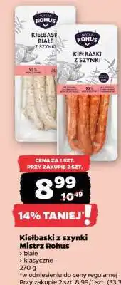 Netto Kiełbaski z szynki Mistrz Rohus oferta
