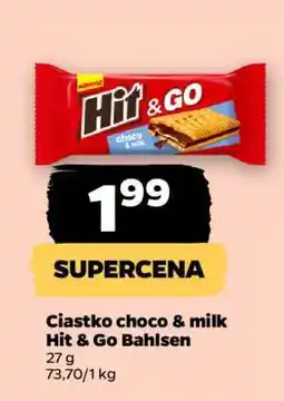 Netto Ciastko choco & milk Hit & Go Bahlsen oferta
