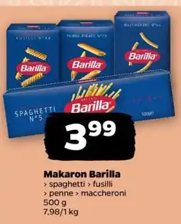 Netto Makaron Barilla oferta