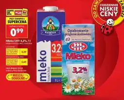Biedronka MLEKO UHT 3,2% 1 L oferta