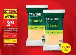 Biedronka Ser żółty Edamski Światowid 250 g oferta