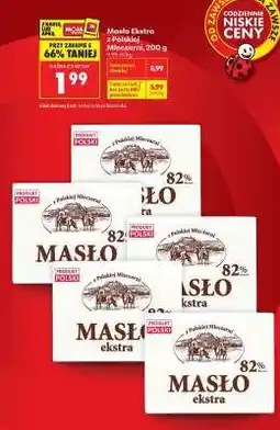 Biedronka Masło Ekstra z polskiej mleczarni, 200 g oferta