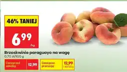 Biedronka Brzoskwinie Paraguayo na wagę oferta