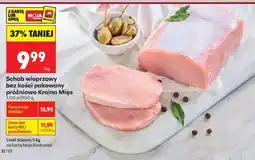 Biedronka Schab wieprzowy bez kości pakowany próżniowo Kraina Mięs oferta