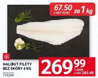 Halibut Filety Bez Skóry