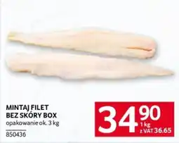 Selgros Mintaj Filet Bez Skóry Box oferta