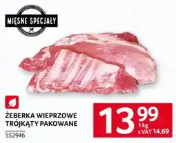 Selgros Żeberka Wieprzowe Trójkąty Pakowane oferta