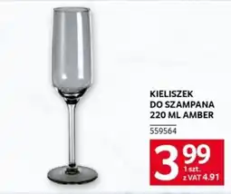Selgros Kieliszek do szampana 220 ml amber oferta