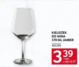 Selgros Kieliszek do wina 370 ml amber oferta