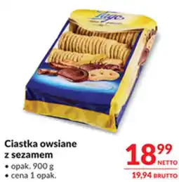 Makro Ciastka owsiane z sezamem oferta