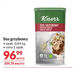 Makro Sos grzybowy Knorr Professional oferta