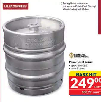 Piwo Kozel Leżak