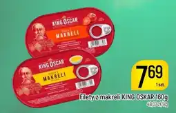 Delikatesy Piotruś Pan Filety z makreli KING OSCAR oferta