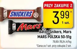 Delikatesy Piotruś Pan Baton Snickers, Mars oferta