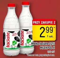 Delikatesy Piotruś Pan Mleko Łaciate 3,2% MLEKPOL 1L oferta