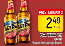 Delikatesy Piotruś Pan Piwo TATRA oferta